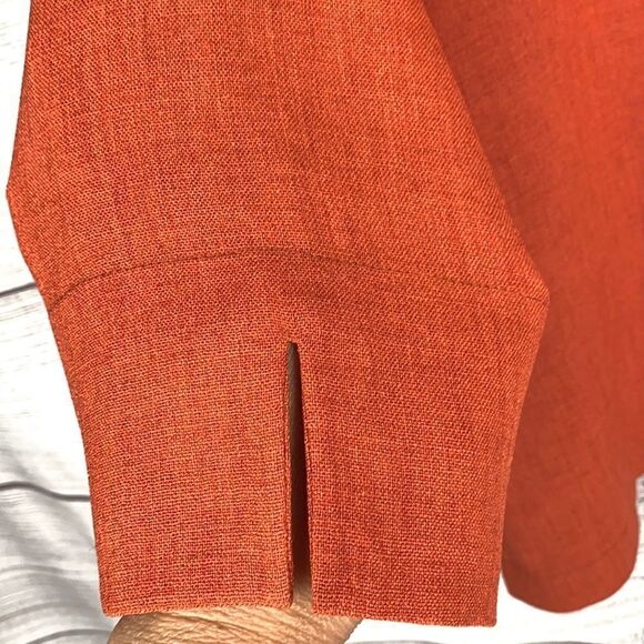 NWT EMMELLE Terracotta Blouse Lightweight Jacket Top - Picture 6 of 15